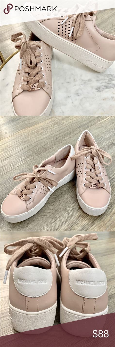 michael kors light pink line|michael kors pink shoes.